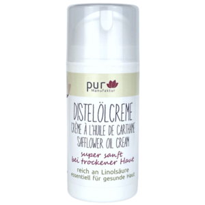 Distelölcreme, ohne Duft, für empfindliche und trockene Haut, 100 ml