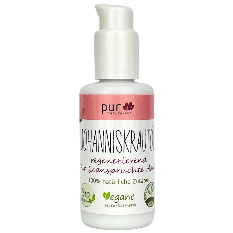 Johanniskrautöl, Auszug mit Mandelöl, unverdünnt, 100 ml